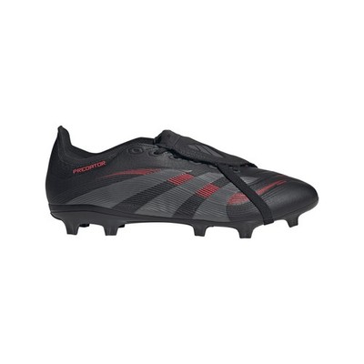 Adidas PREDATOR LEAGUE FT FG/MG Schwarz Grau Rot Fold-Over Tongue Rasen Fußball