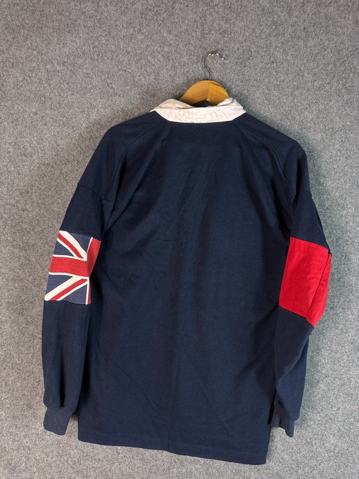 Canterbury Polo Shirt Mens Large Blue Regular Fit Long Sleeve Outdoor Casual