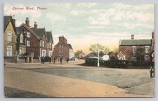 Thame, Chinnor Road Postcard. Coloured Street View. Posted 1906