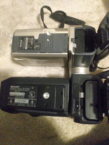 Sharp Viewcam VL-A10U & VL-E34U Camcorder Untested No Power Cord As Is - Picture 4 of 4
