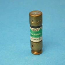 Cefco CRN-R-25 Time-delay Fuse Class RK5 25 Amps 250 VAC/125 VDC Tested