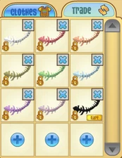 Animal Jam Classic AJ AJC Bone Tail 9-Item Bundle (Read Description)