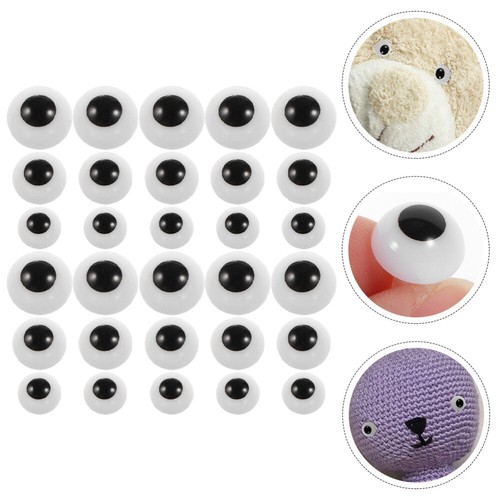 150 Pcs Doll Toy Eyes Craft for Stuffed Toys Realistic Handmade Fake