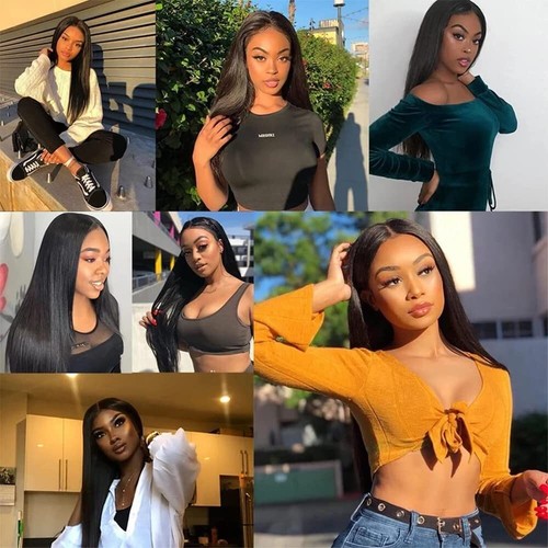Luxurious 10A Brazilian Straight Hair Bundles - Natural Black, 3 Bundles Mix - Picture 11 of 11