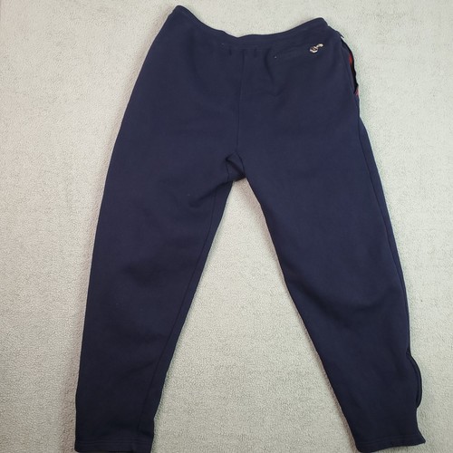 Vintage Polo Sport Ralph Lauren Fleece Pants Mens Large Blue Logo Tim Dillon Y2K - Picture 16 of 19