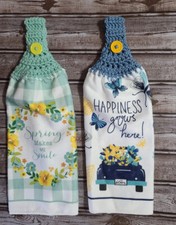 Spring/Summer Kitchen Hand Towels, Crochet Top You Pick Design, Handmade, Gifts