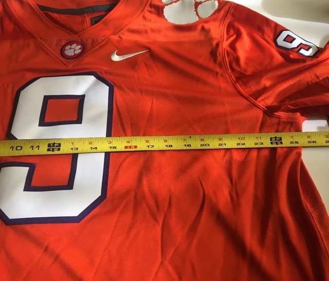 Men's Nike #9 Orange Clemson Tigers Team Color Limited Football Jersey 2XL | eBay