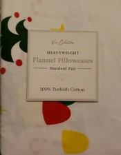 New Heavyweight Flannel Standard Pillowcase Pair, Set Of 2