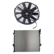 Cooling Fan&Radiator Kit For 2003-09 Toyota 4Runner 07-09 Toyota FJ Cruiser 4.0L
