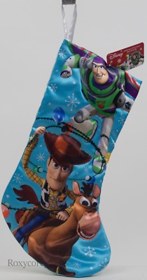 Disney Kurt Adler 19'' Toy Story Woody & Buzz Lightyear Christmas Stocking NWT