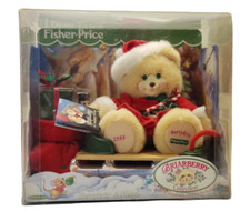 Vintage 1999 Fisher Price Briarberry Collection Bear - Berrykris  Sleigh - New