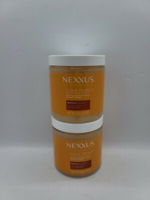Lot of 2 Nexxus Scalp Inergy Clarifying Paraben-Free Hair Scrub for Healthy Hair