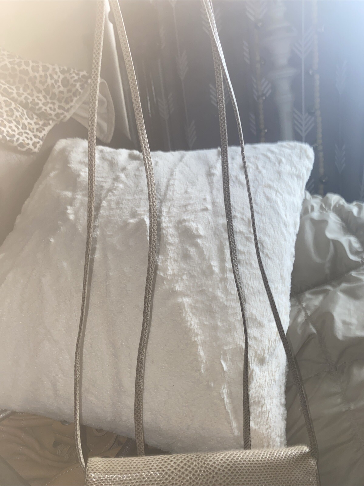 Judith Leiber Vintage Small Python SNAKE Leather … - image 13