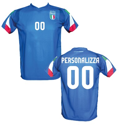 MAGLIA PRODOTTO UFFICIALE ITALIA NEUTRA 2024 DA PERSONALIZZARE