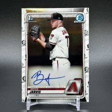 2020 Bowman Chrome 1st Bryce Jarvis Base Auto DiamondBacks ROOKIE RC Autograph