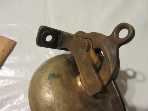 CAMPANA ANTICA VINTAGE IN OTTONE - Foto 7 di 21