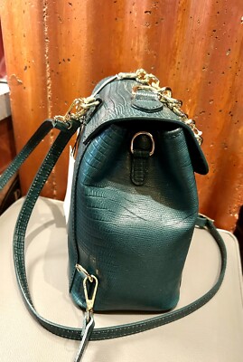Divina Firenze Trilli Green Italian Leather Convertible  display picture 3