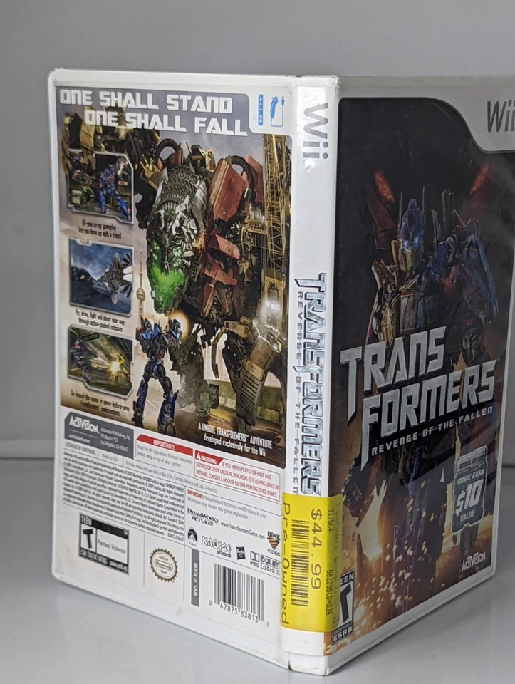 Transformers: Revenge Of The Fallen (Nintendo Wii Game) - Image 2 of 4