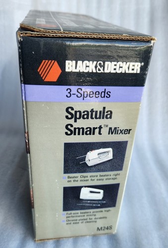 New Old Stock Vintage Black & Decker M24S Spatula Smart Mixer NIB. - Picture 3 of 6