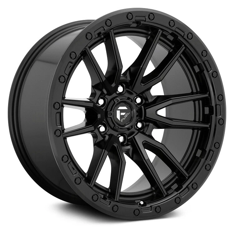 20 FUEL REBEL WHEELS RIMS D679 BLACK RHINO XD - Изображение 4 из 4