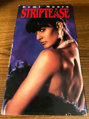 Striptease VHS VCR Video Tape Movie Demi Moore Used