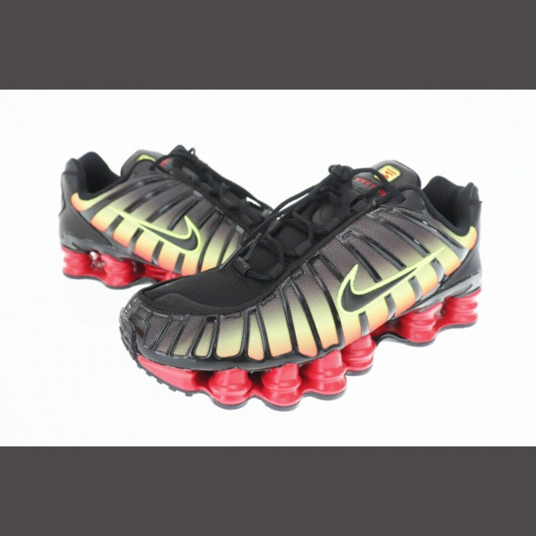 Nike WMNS SHOX TL BLACK VOLT Womens HJ9609-001 27.5 Fire Red Nike WMNS SHOX TL BLACK VOLT Womens HJ9609-001 27.5 Fire Red