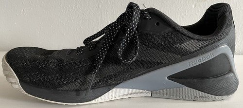 Zapatos de Entrenamiento Reebok Nano X1 Crossfit Para Mujer 8.5 Negros Geniales Sombra Tenis - Imagen 10 de 11