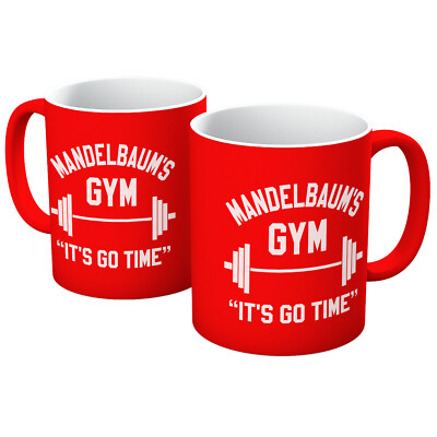 SEINFELD MANDELBAUM'S GYM IT'S GO TIME IZZY JERRY TASSE IN VERSCHIEDENEN FARBEN