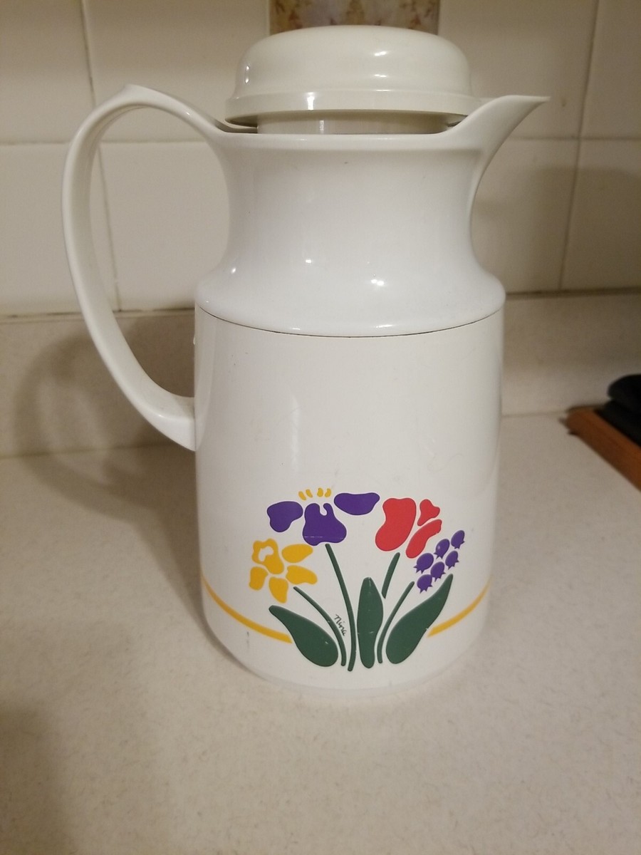 Vintage Thermos Coffee Carafe w/ Nina 