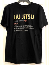 Jiu Jitsu MMA Black Funny T-Shirt Size Large