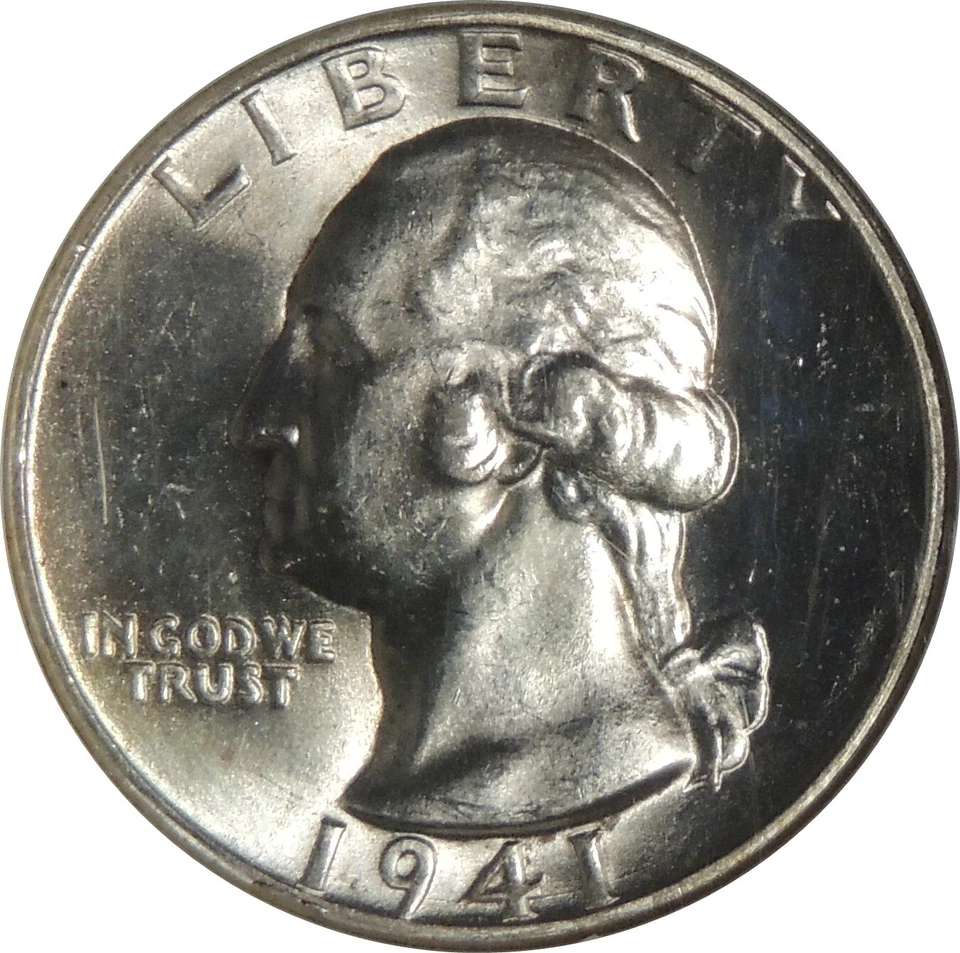 1941-S 25C Washington Silver Quarter FS-013.5 "LARGE S" NGC MS63 #1275375-002 - Image 3 of 4