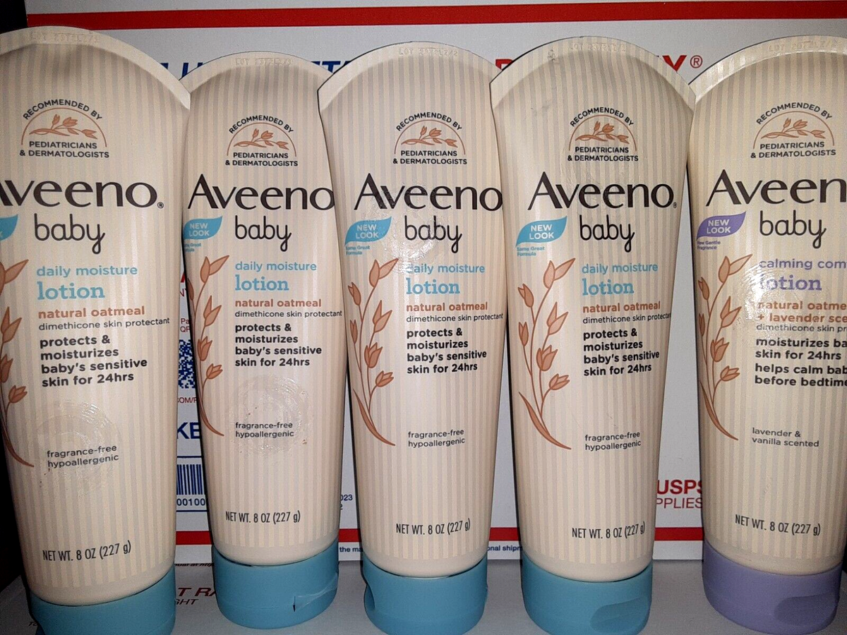 pks Aveeno Baby Lotions mixed Scents fl oz each