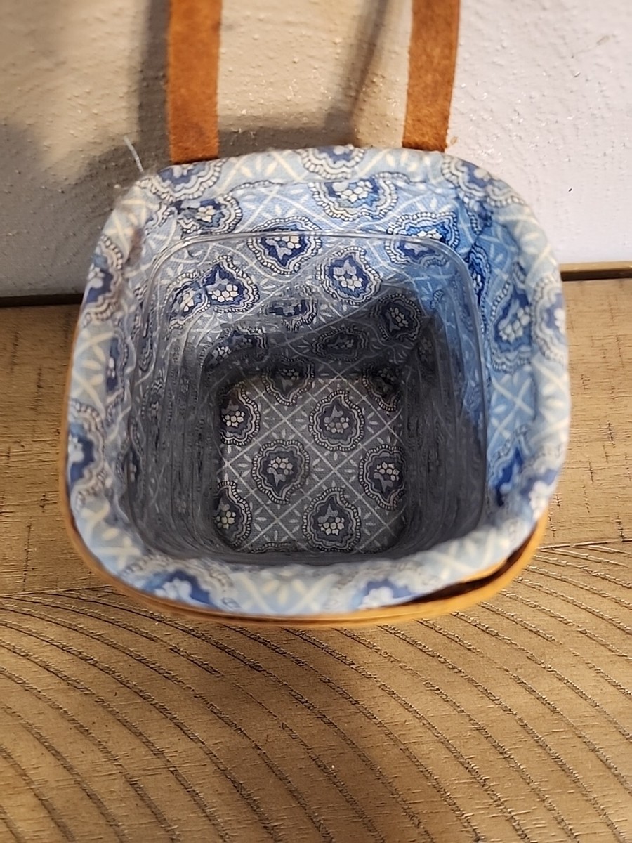 2000 Longaberger Basket with Blue Liner A7 | eBay