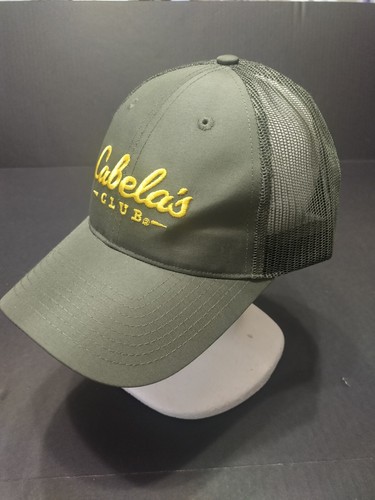 Cabela's Club Baseball Cap Mütze verstellbar Snapback olivgrün & gelb - Bild 2 von 6