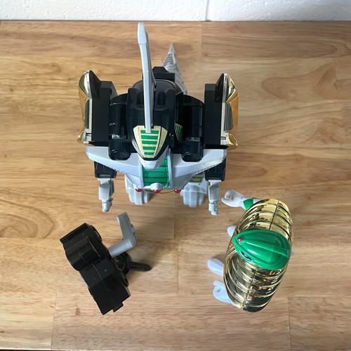 Vintage Bandai Mighty Morphin Power Rangers Dragonzord Boxed Opened Complete 93 - Picture 7 of 23
