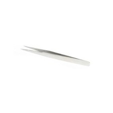 straight tip steel tweezers economy