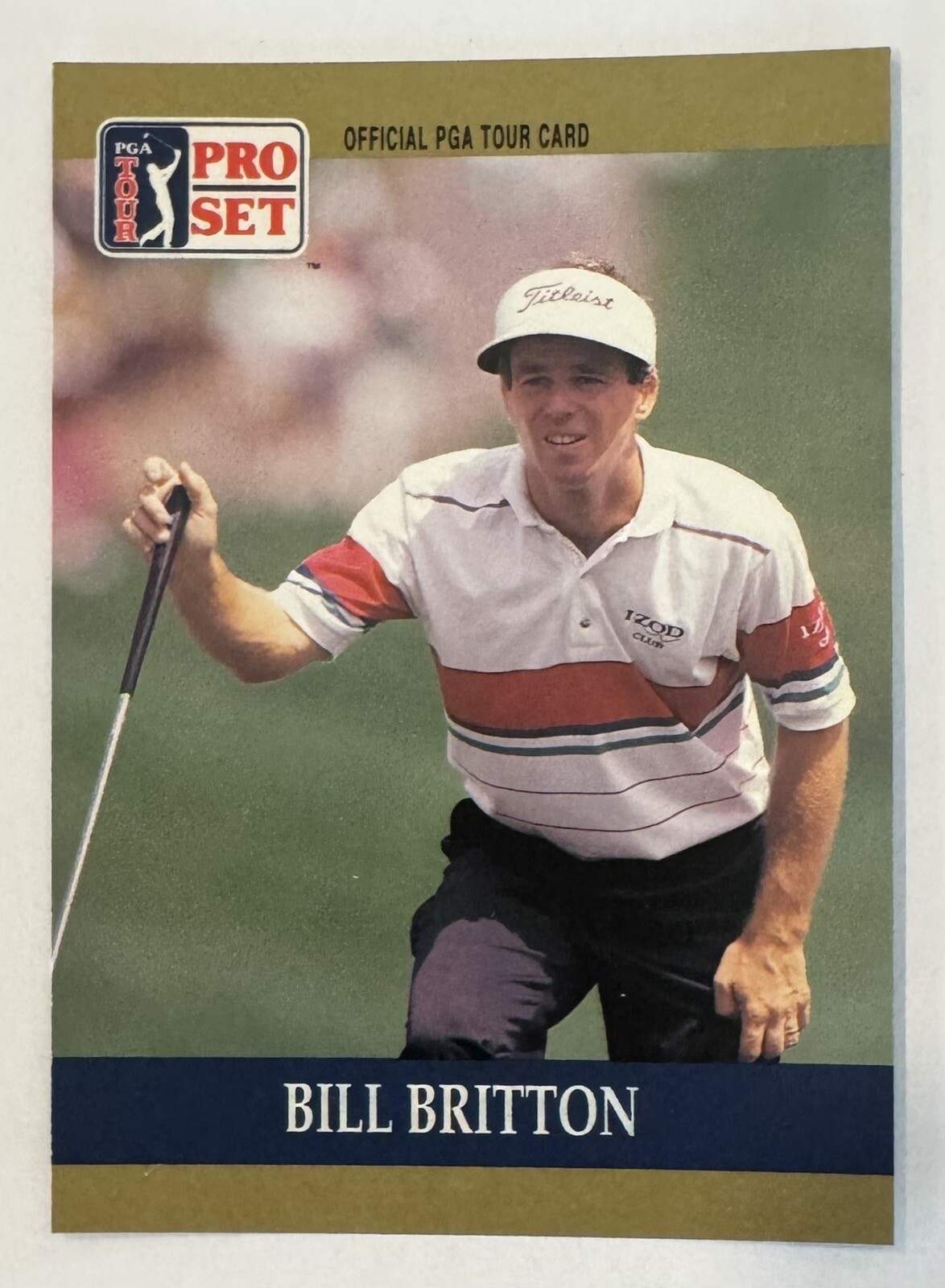 1990 Pro Set Golf Card 72 Bill Britton eBay