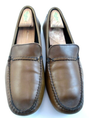 Allen Edmonds Super Sport Driver Loafers Mocha Brown Leather Size 8 Dressy Comfy Allen Edmonds  main image 3
