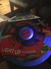 Coop Reactorz Blue/Orange Light Up Frisbee New