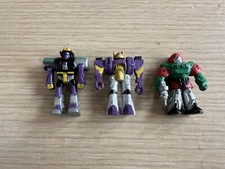 3 Vintage 90s Soma Sonic Rangers Mini Robot Warriors Figures Power Lot