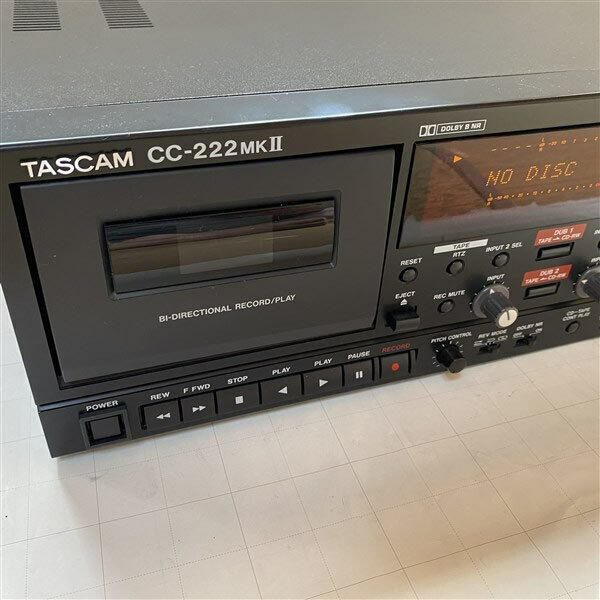 Tascam CC-222 MKII CD Recorder Cassette Deck Good Working Tascam CC-222 MKII CD Recorder Cassette Deck Good Working