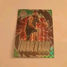 2023-24 Panini Mosaic Thunder Road Green Mosaic Prizms SP Jayson Tatum Celtics