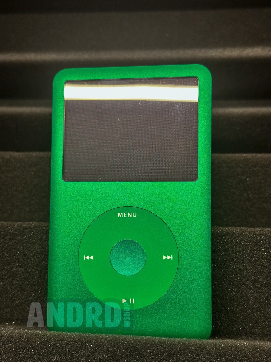 Custom Green Apple iPod Classic 7th Gen -📳 Taptic Mod 📳- 3000mah 512GB 1TB 2TB