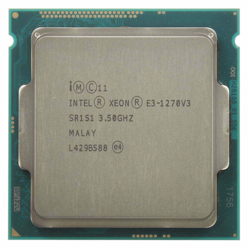 Socket de processeur Intel 1150 4C Xeon E3-1270 v3 3,5 GHz 8M 5 GT/s - SR151 - Photo 1/1