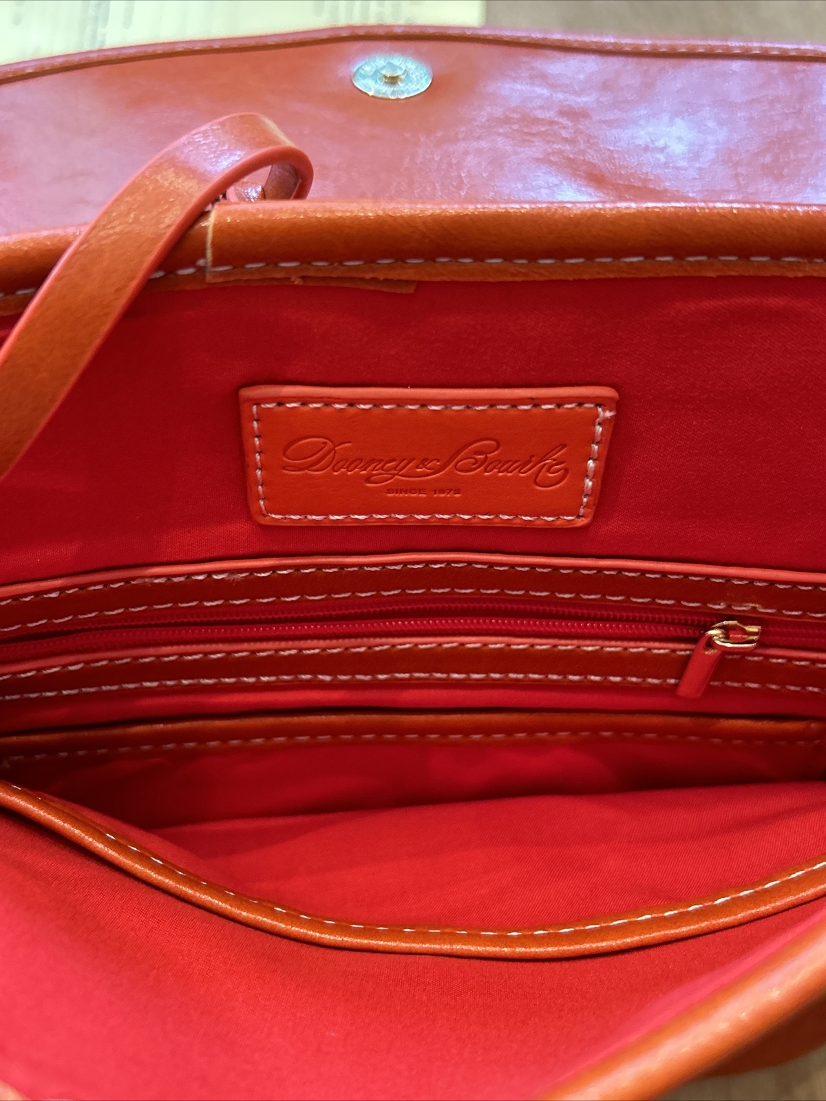 Dooney & Bourke New With Tags, Warranty Card, Dust Bag, Leather Purse Large Bag eBay