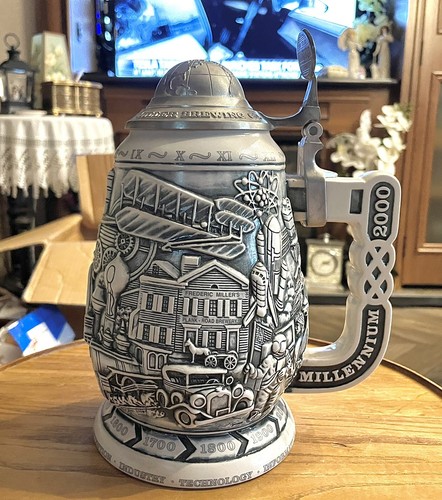 Miller Brewing Co. MILLENNIUM 2000 COLLECTOR STEIN - Picture 3 of 5