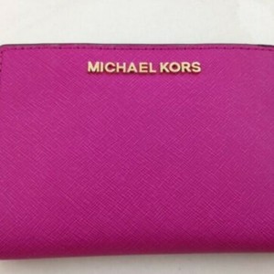 hot pink michael kors wallet