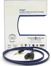 Wireworld Pulse 3.5mm Mini Jack to 2x RCA Analogue Interconnect
