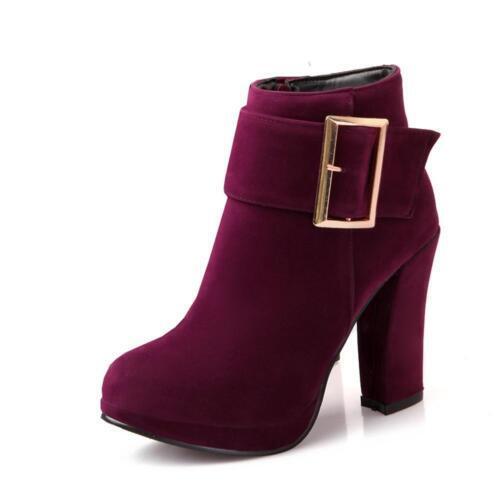 【IONSEOUL】Ned Buckle Suede Middle Boots 4JH697 IONSEOUL】Ned Buckle Suede Middle Boots 4JH697
