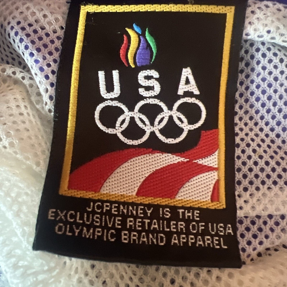 USA希少 アメリカ オリンピック ペーパージャケット ヴィンテージ Dead Stock】オリンピック USAチーム ペーパージャケット - 古着屋